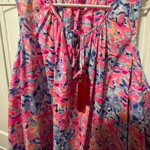 Lilly Pulitzer cold shoulder blouse